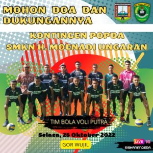 PENCAPAIAN KONTINGEN SMK NEGERI H. MOENADI UNGARAN PADA POPDA KABUPATEN SEMARANG TAHUN 2022 - SMK NEGERI H. MOENADI UNGARAN